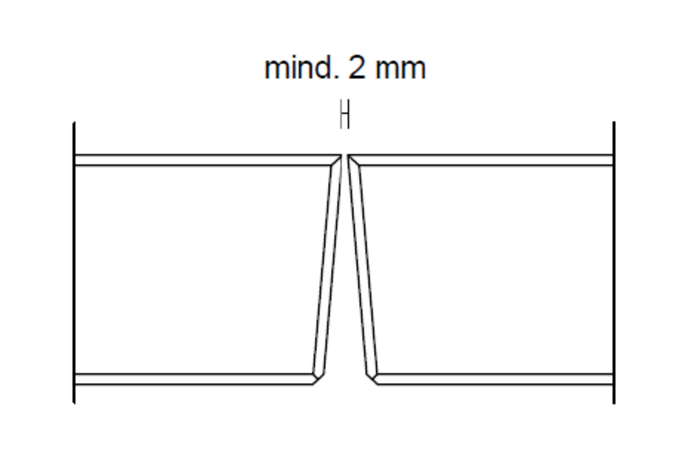 Technische Zeichnung Wandkopf