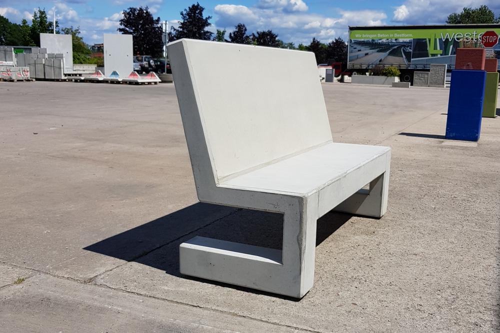 Bank aus Beton