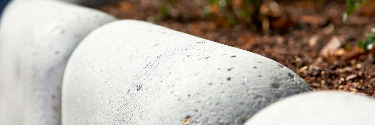 Zaokrąglone elementy betonowe