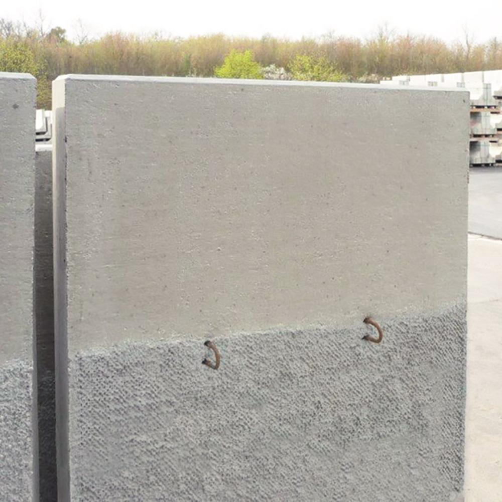 Rückseite Standard Rückseite einer Beton-Winkelstütze