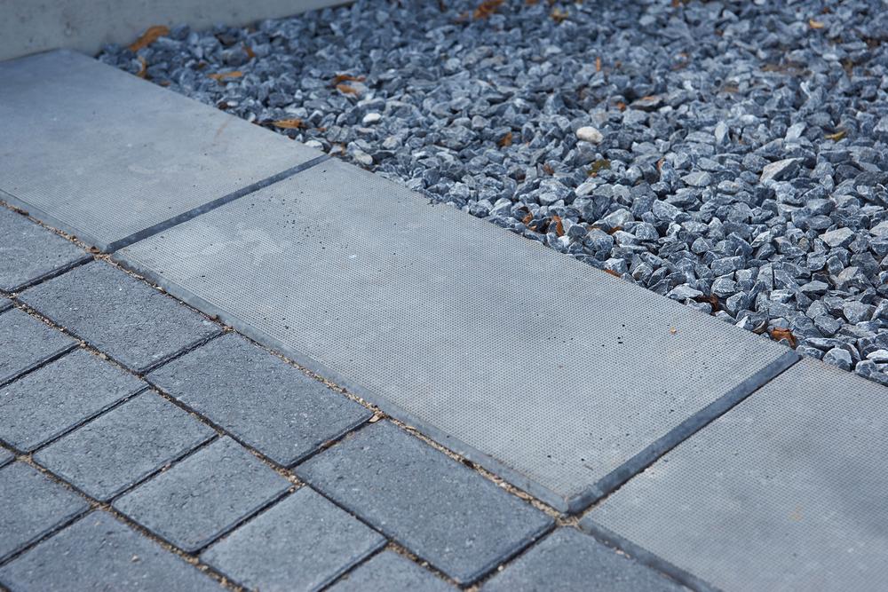 Bloki betonowe z teksturą