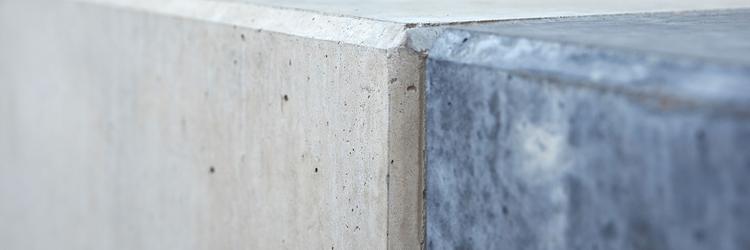 Detail einer Betonfuge
